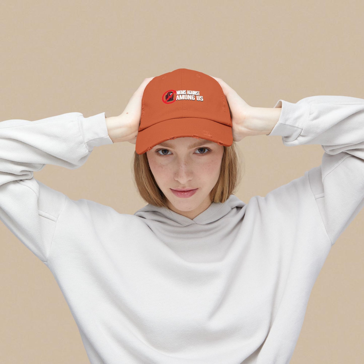 Moms Against Among Us - Distressed Cap