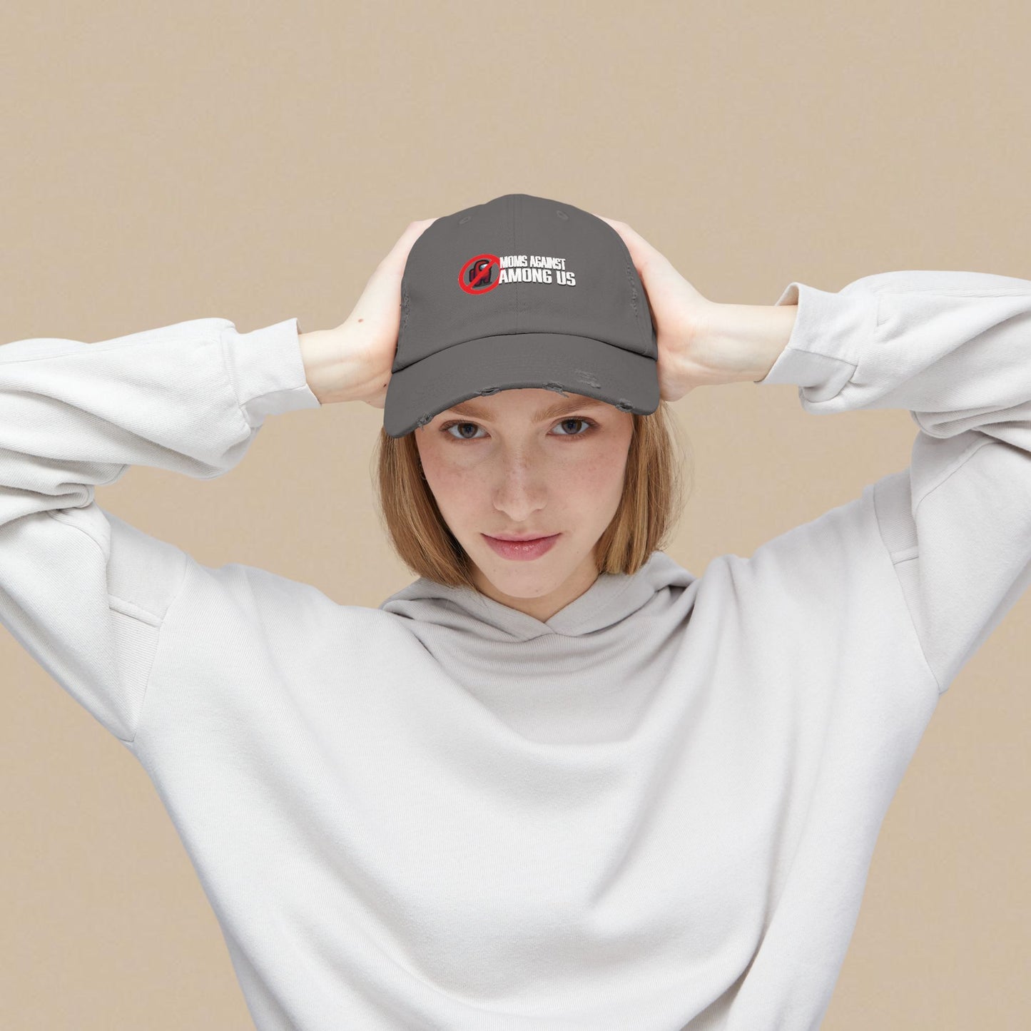 Moms Against Among Us - Distressed Cap