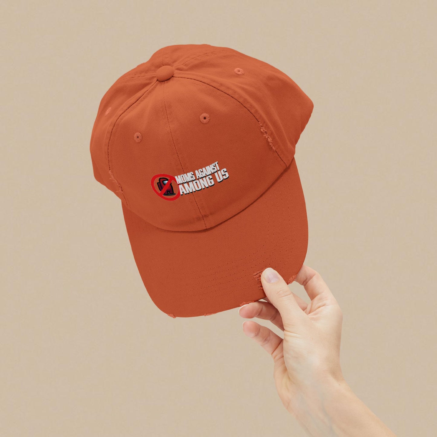Moms Against Among Us - Distressed Cap