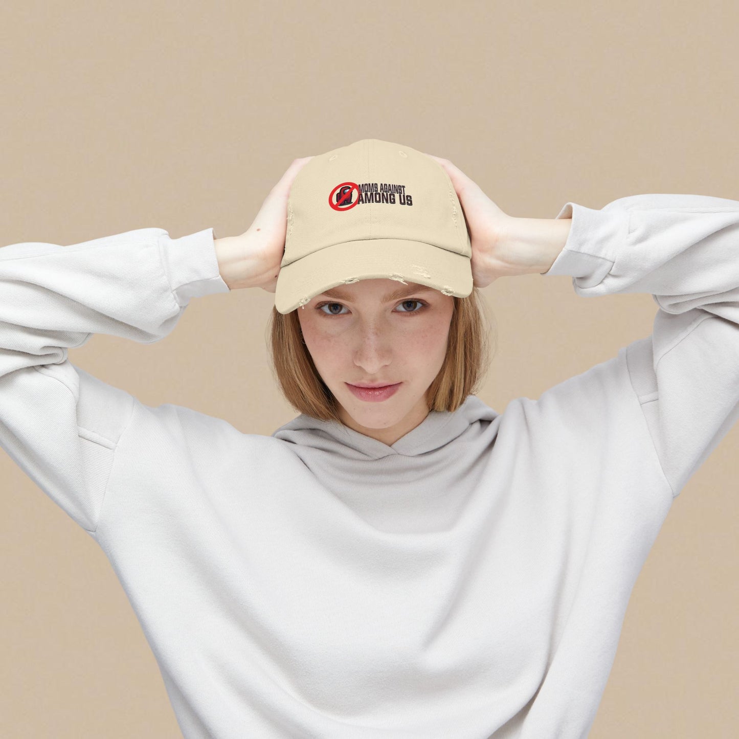 Moms Against Among Us - Distressed Cap