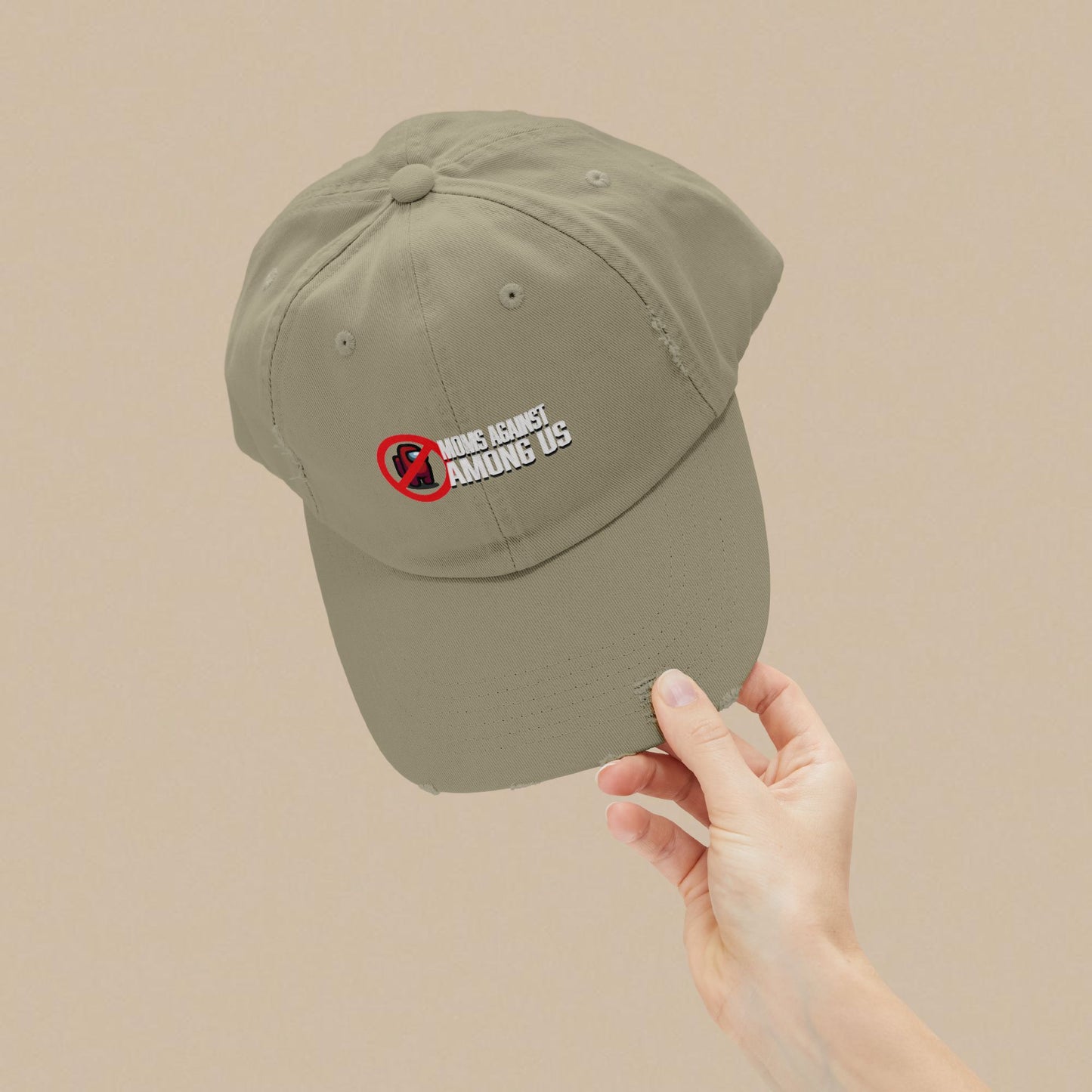 Moms Against Among Us - Distressed Cap
