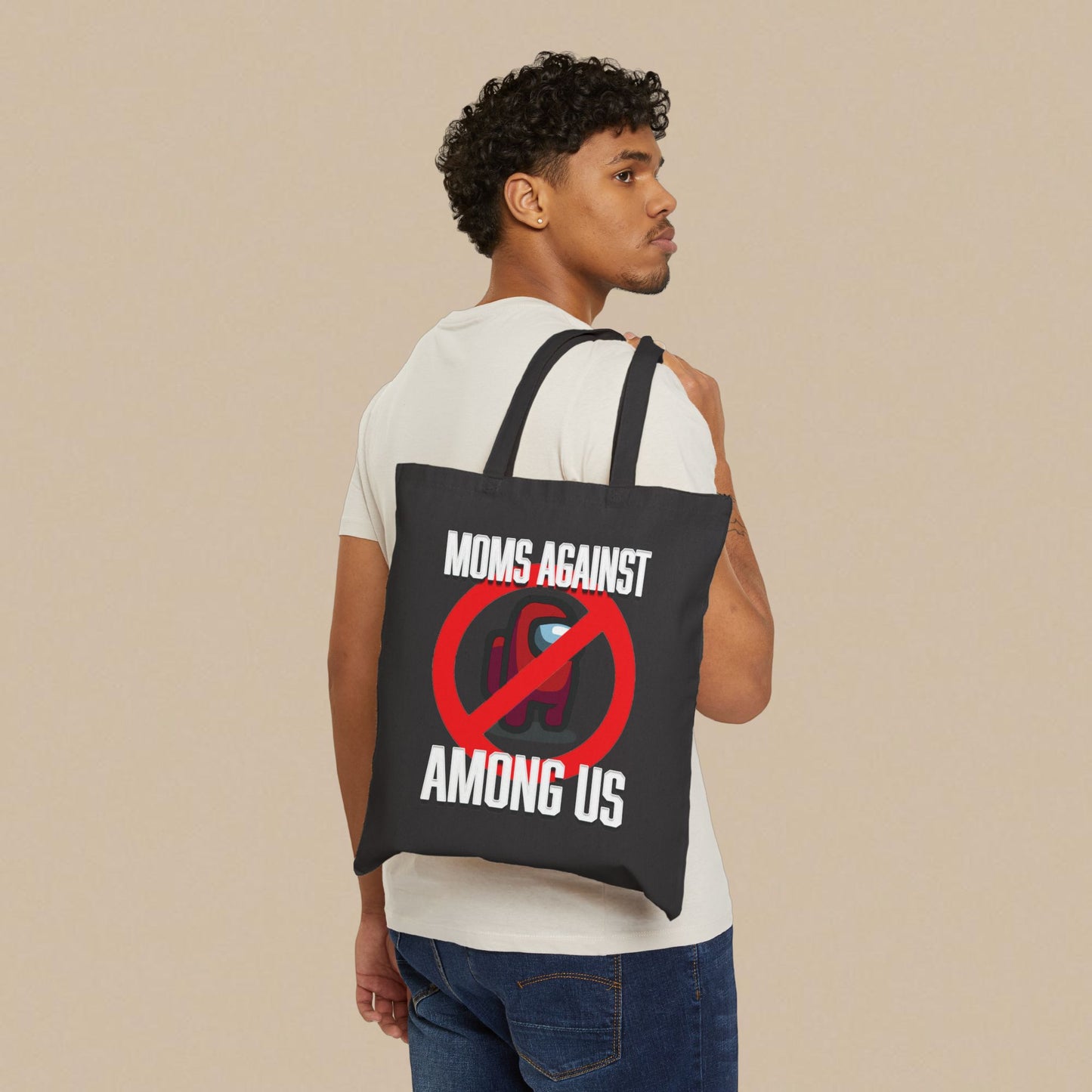 Moms Against Among Us - Cotton Canvas Tote Bag
