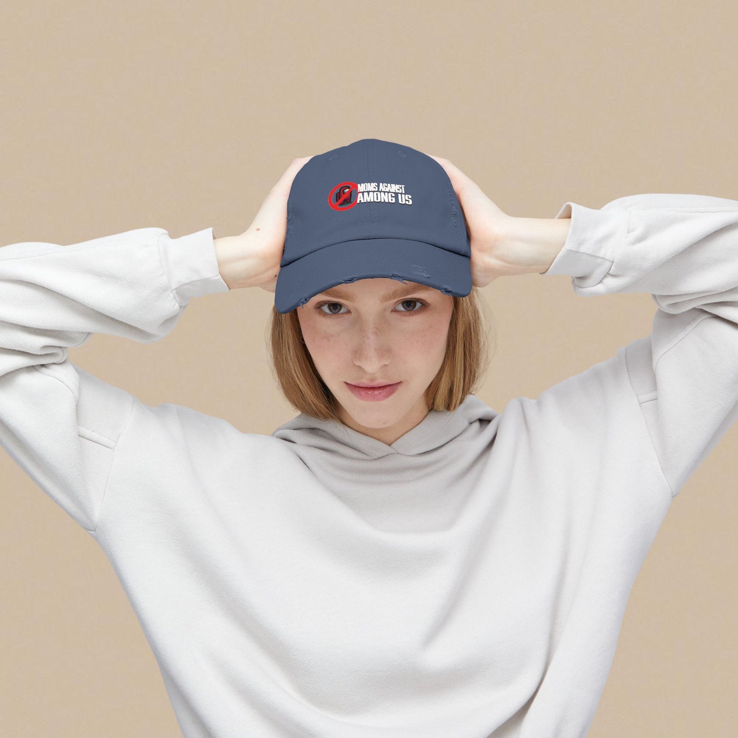 Moms Against Among Us - Distressed Cap