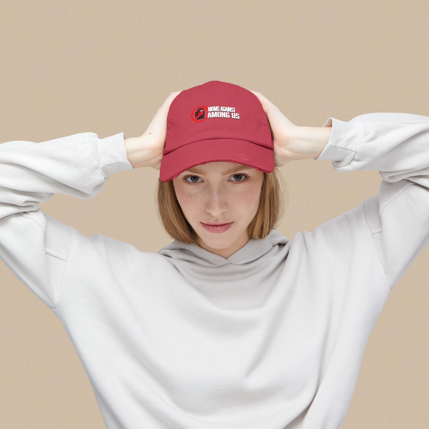Moms Against Among Us - Distressed Cap