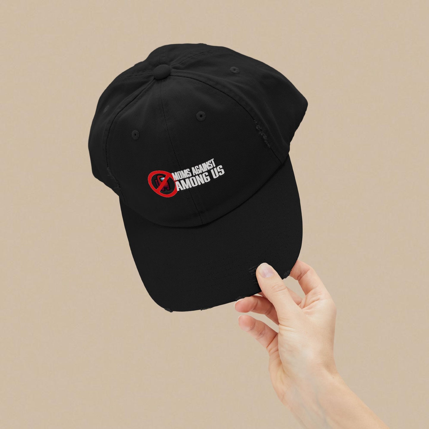 Moms Against Among Us - Distressed Cap