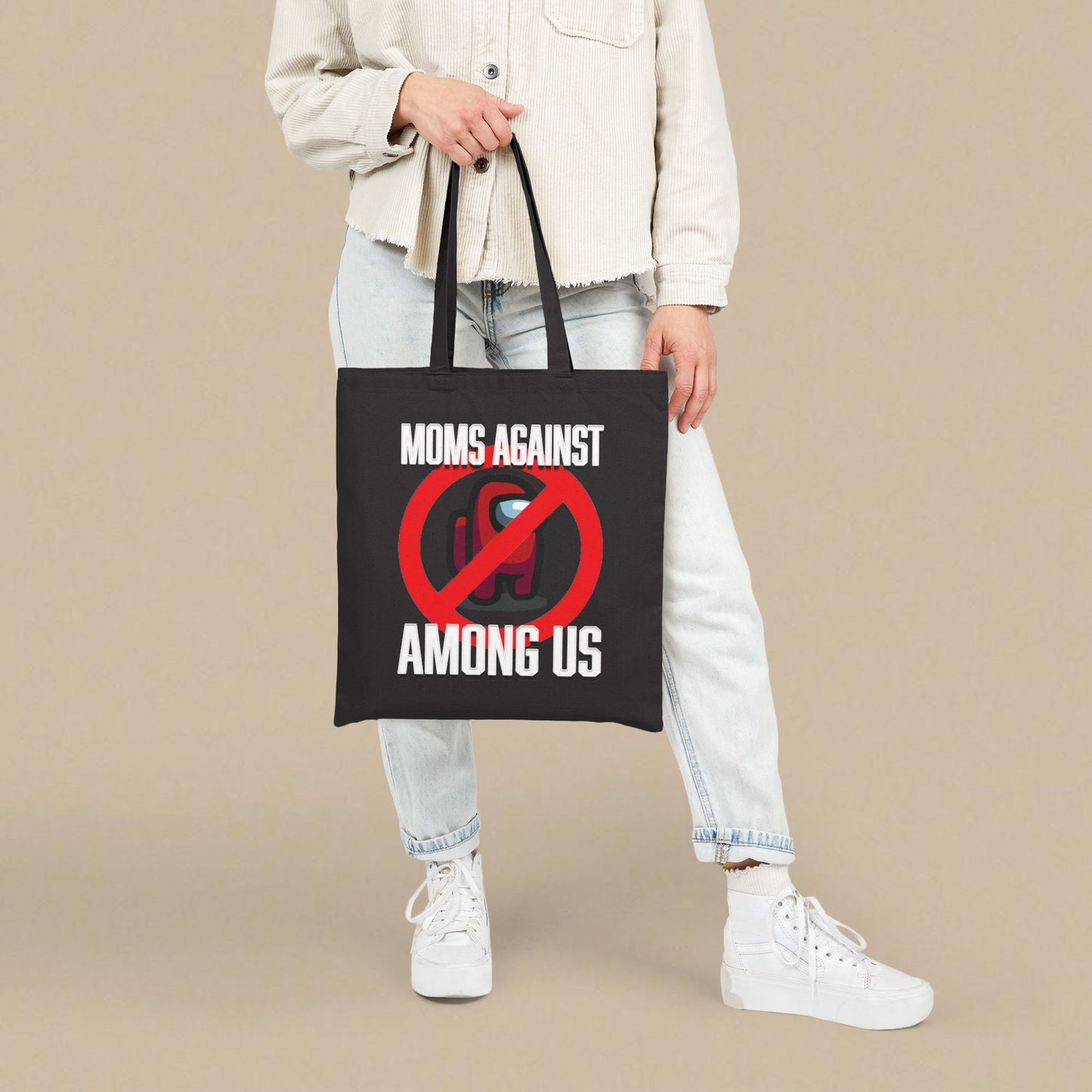 Moms Against Among Us - Cotton Canvas Tote Bag