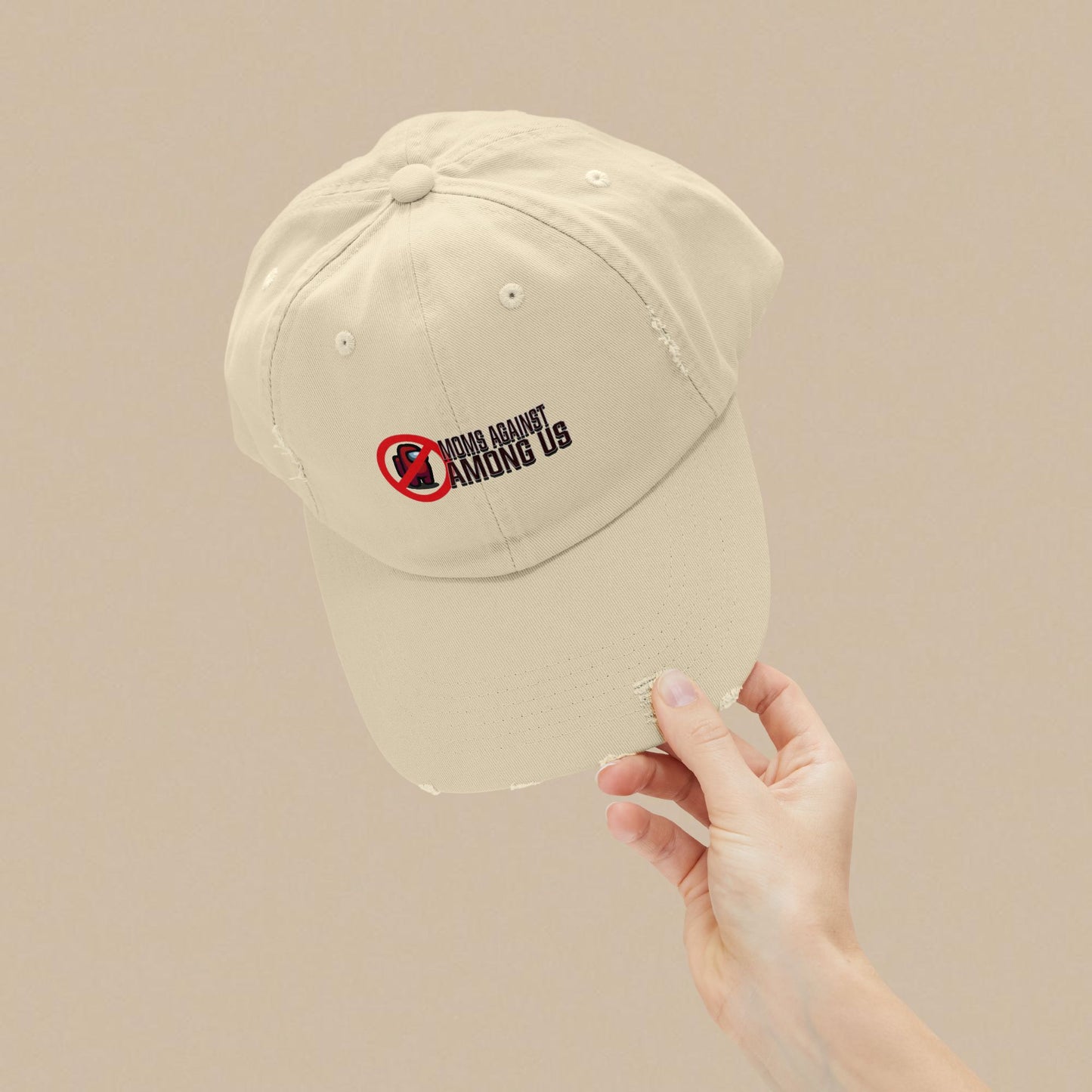 Moms Against Among Us - Distressed Cap