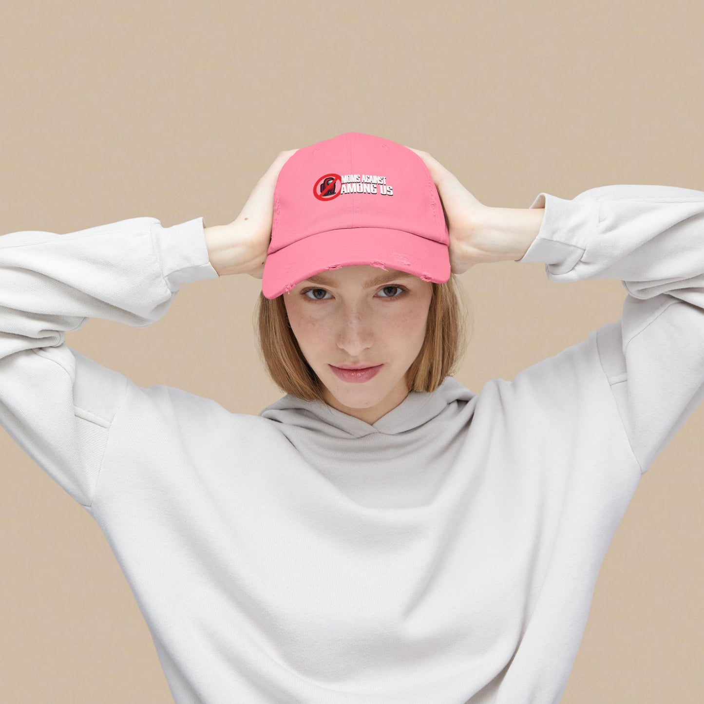 Moms Against Among Us - Distressed Cap