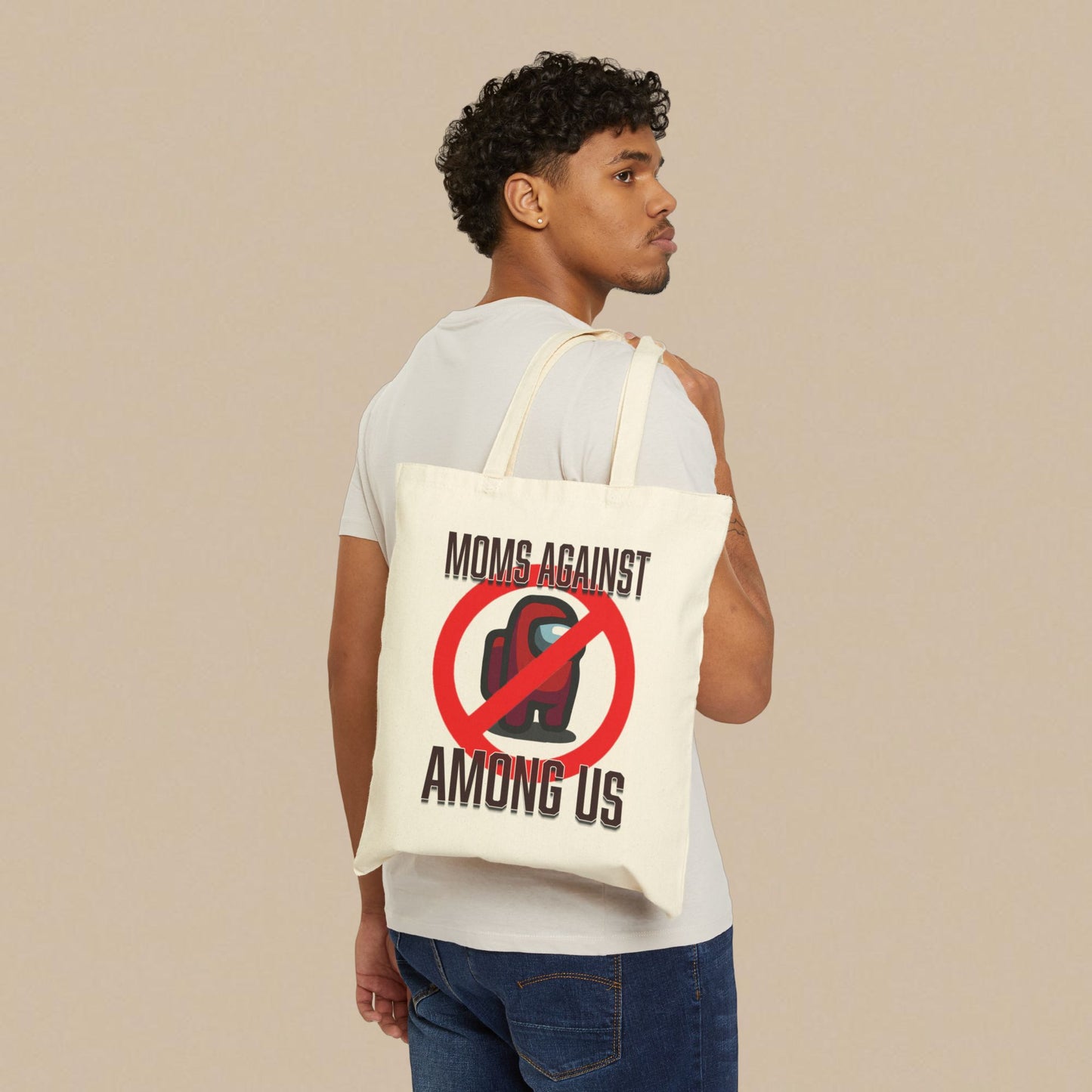 Moms Against Among Us - Cotton Canvas Tote Bag