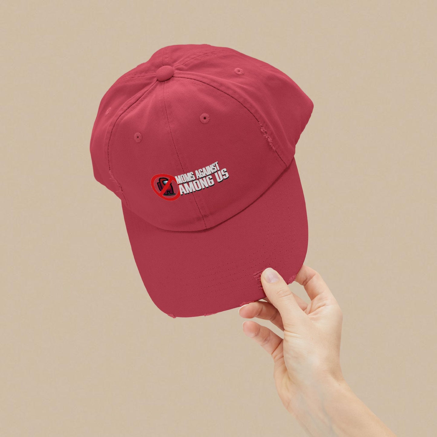 Moms Against Among Us - Distressed Cap