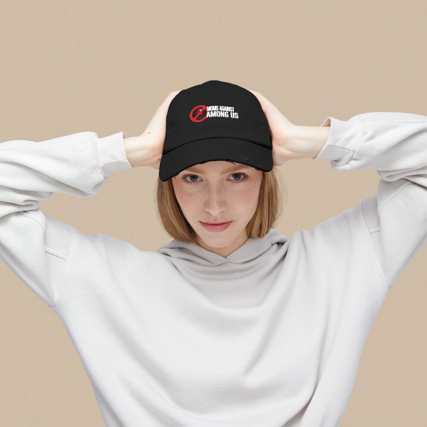 Moms Against Among Us - Distressed Cap