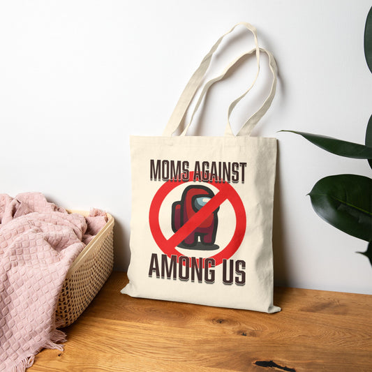 Moms Against Among Us - Cotton Canvas Tote Bag