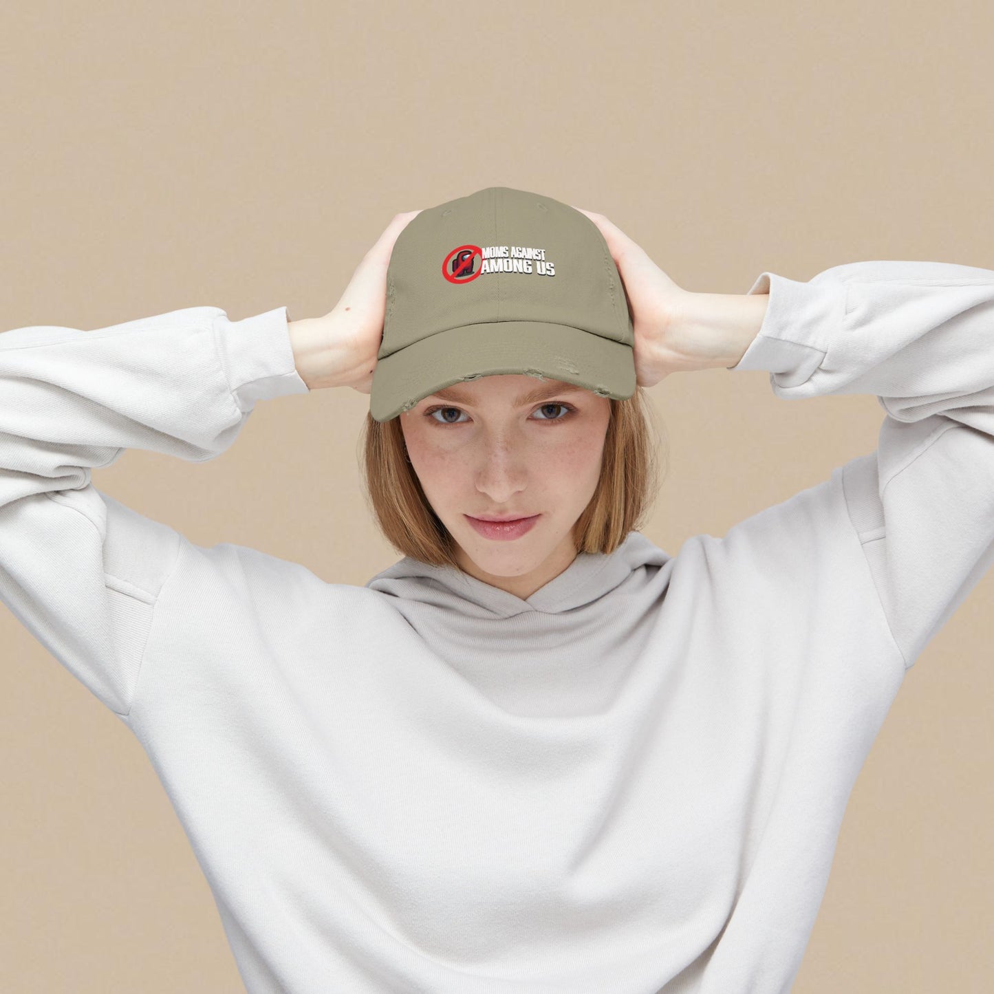 Moms Against Among Us - Distressed Cap