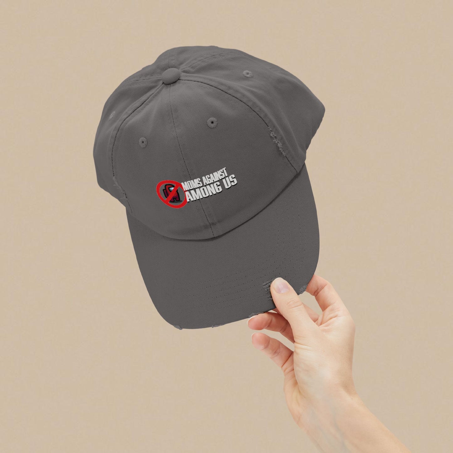 Moms Against Among Us - Distressed Cap